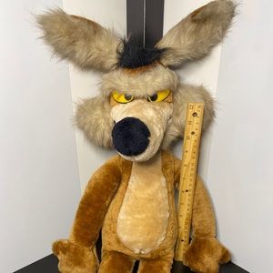 Vintage Mighty Star Wile E Coyote “30 Plush